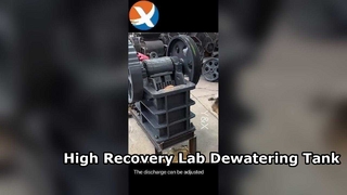 Tangki Dewatering Magnetik XCTS 300 Lab untuk Uji Bijih